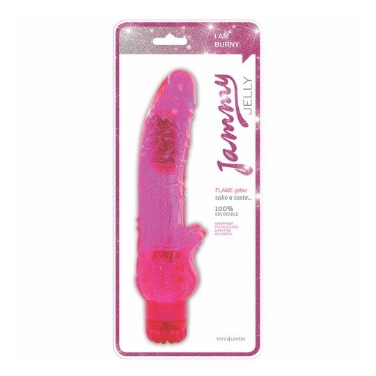 VIBRATORE JAMMY GELATINA FIAMMA GLITTER