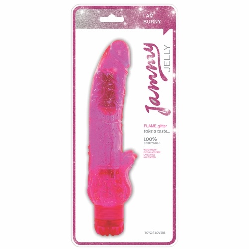 VIBRATORE JAMMY GELATINA FIAMMA GLITTER