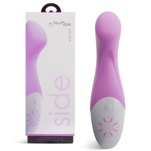 VIBRADOR RECARGABLE TOUCH SIDE VIOLET