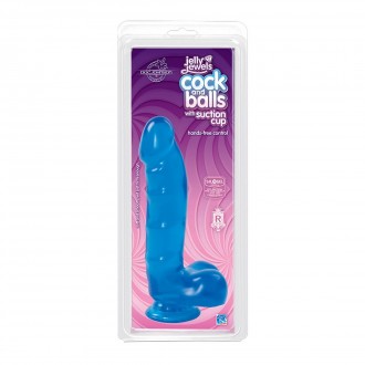 COCK AND BALLS WITH SUCTION CUP