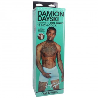 DAMION DAYSKI - REALISTIC ULTRASKYN DILDO - 12 / 30 CM - CHOCOLATE