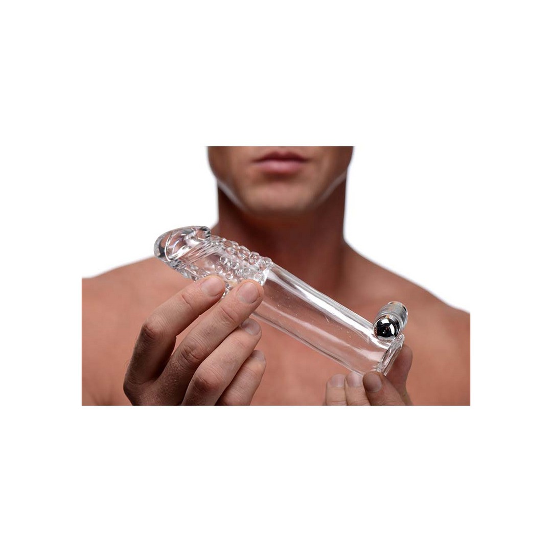 CLEAR SENSATIONS - VIBRATING PENIS SLEEVE WITH BULLET