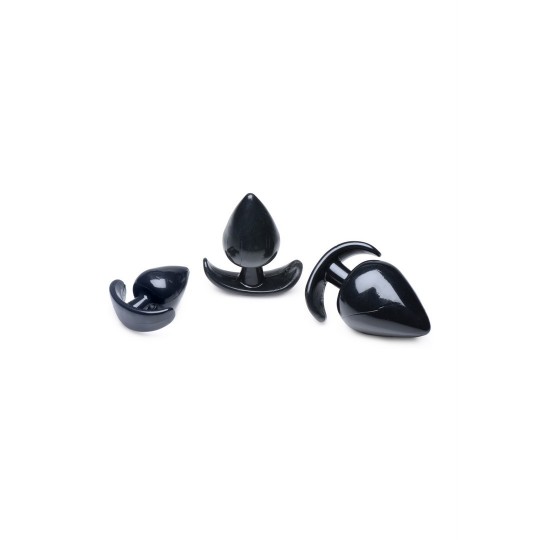 TRIPLE SPADES - 3 PIECE ANAL PLUG SET