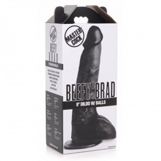 BEEFY BRAD - DILDO WITH BALLS - 9 / 23 CM