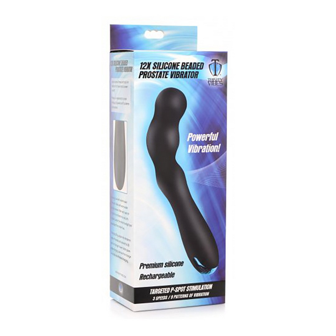 PROSTATE VIBRATOR WITH SILICONE BEADS