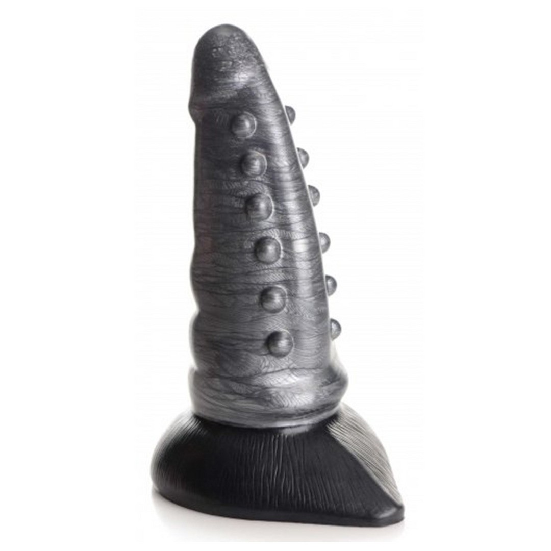 BEASTLY - TAPERED BUMPY SILICONE DILDO