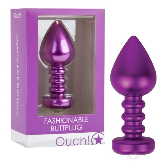 PLUG ANAL FASHIONABLE BUTTPLUG MORADO