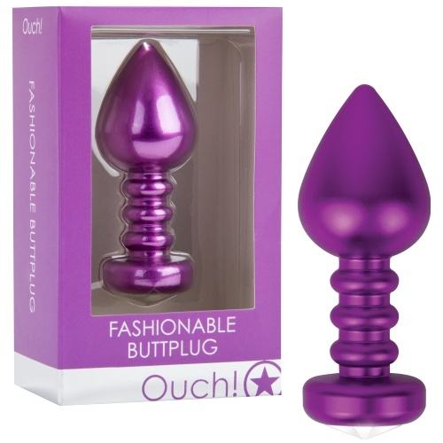 PLUG ANAL FASHIONABLE BUTTPLUG MORADO