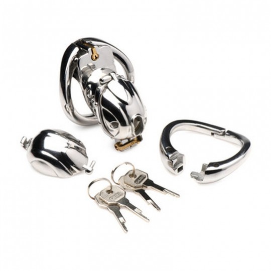 DELUXE LOCKABLE CHASTITY CAGE