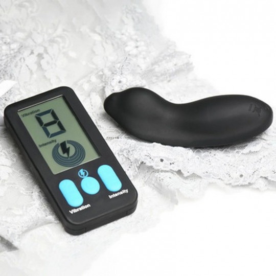 E-STIM PANTY VIBE WITH REMOTE CONTROL - BLACK