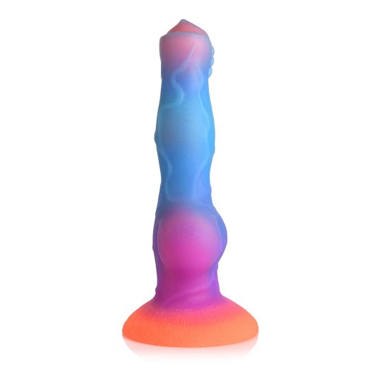 SPACE COCK - GLOW IN THE DARK - SILICONE ALIEN DILDO