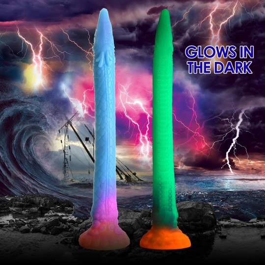 MAKARA - GLOW IN THE DARK - SILICONE SNAKE DILDO