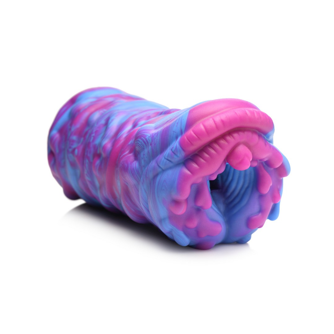 CYCLONE - SILICONE ALIEN VAGINA STROKER - PURPLE