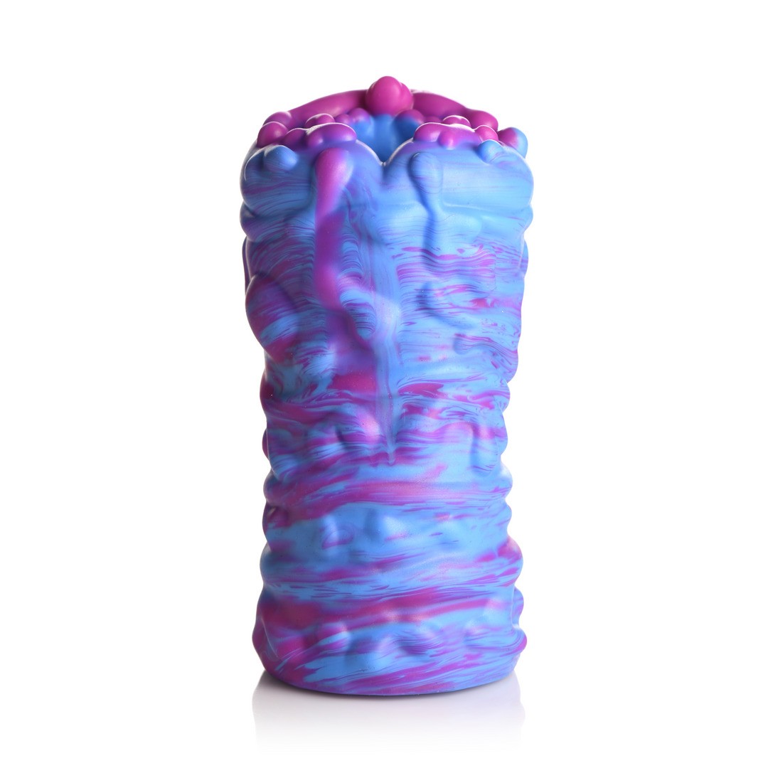 CYCLONE - SILICONE ALIEN VAGINA STROKER - PURPLE