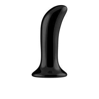 PRICKLY - SMOOTH GLASS G-SPOT VIBRATOR WITH REMOTE CONTROL