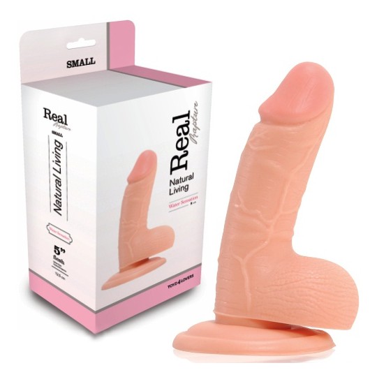 REAL RAPTURE WATER SENSATIONS REALISTIC DILDO 5&#039;&#039; WHITE