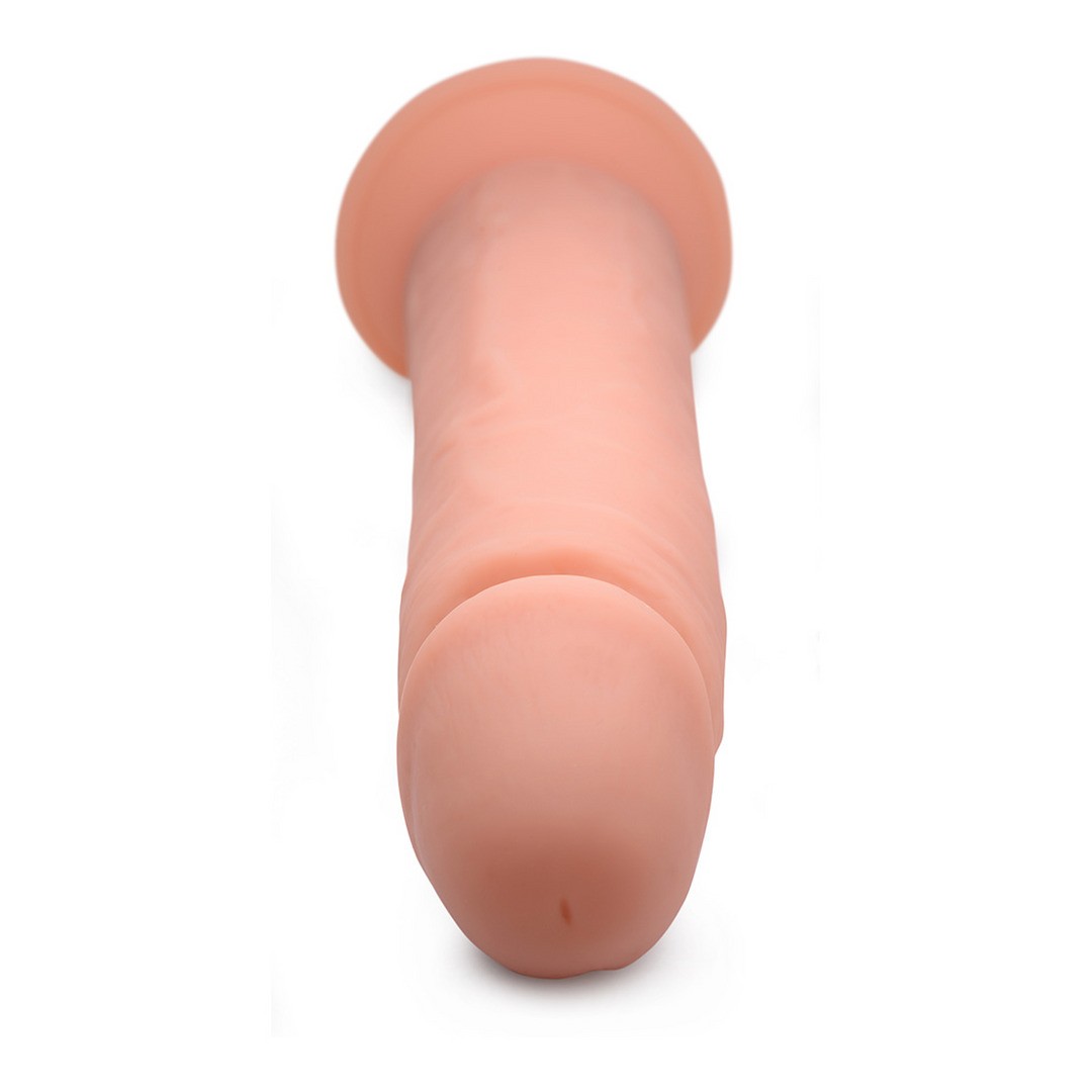 VIBRATING SILICONE DILDO WITH REMOTE CONTROL - 10 / 25,5 CM