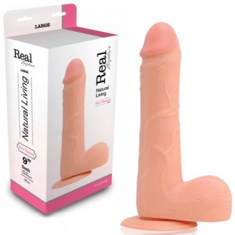 DILDO REALISTICO VERO RAPIMENTO FUOCO PASSIONE 9 " BIANCO