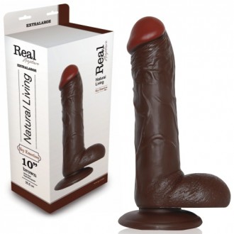 DILDO REALÍSTICO REAL RAPTURE SKY EMOTION 10'' NEGRO