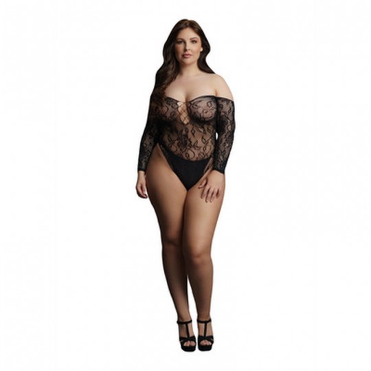 WONDER RHINESTONE BODYSUIT - PLUS SIZE