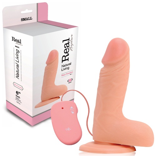 REAL RAPTURE WATER SENSATIONS REALISTIC VIBRATOR 6&#039;&#039; WHITE