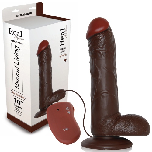 REAL RAPTURE SKY EMOTION REALISTIC VIBRATOR 10&#039;&#039; BLACK