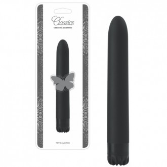 VIBRADOR CLASSICS PRETO MÉDIO