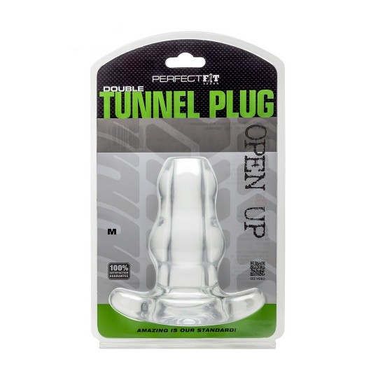 DOUBLE TUNNEL PLUG - HOLLOW BUTT PLUG - M