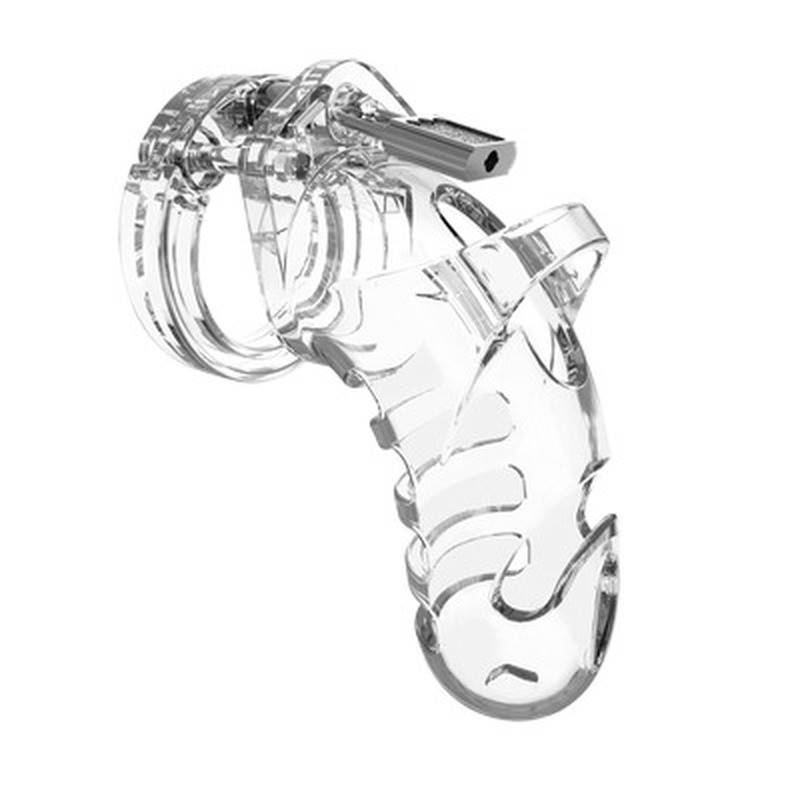 MODEL 26 - CHASTITY CAGE - 4.5&#039;&#039; / 11,5 CM - TRANSPARENT