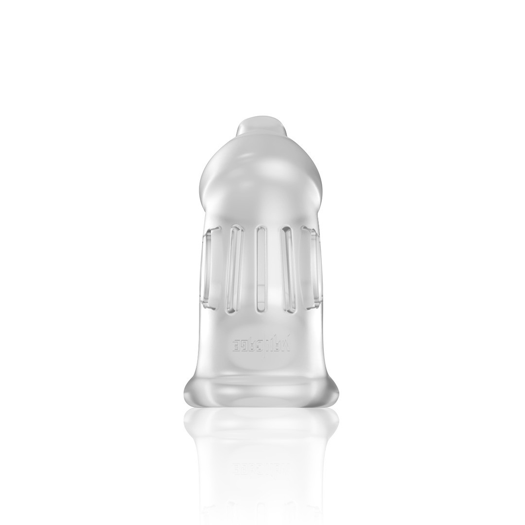 MODEL 29 - TPE CHASTITY CAGE - TRANSPARENT