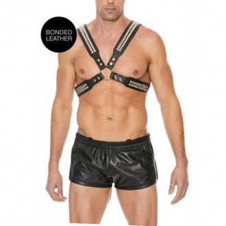 PYRAMID STUD MEN\'S BODY HARNESS - ONE SIZE