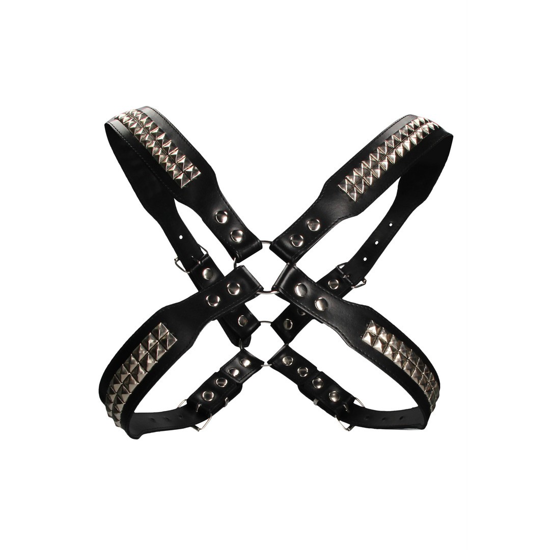 PYRAMID STUD MEN&#039;S BODY HARNESS - ONE SIZE