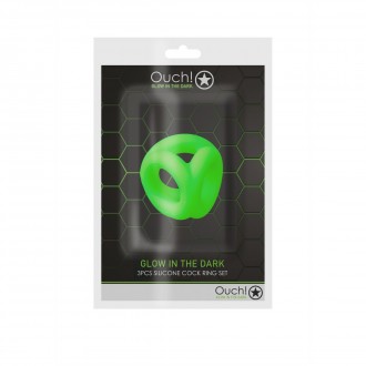 COCKRING  BALL STRAP - GLOW IN THE DARK