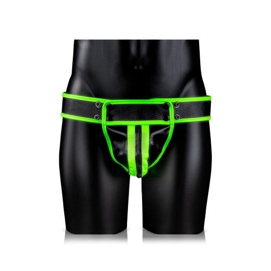 STRIPED JOCKSTRAP - GLOW IN THE DARK