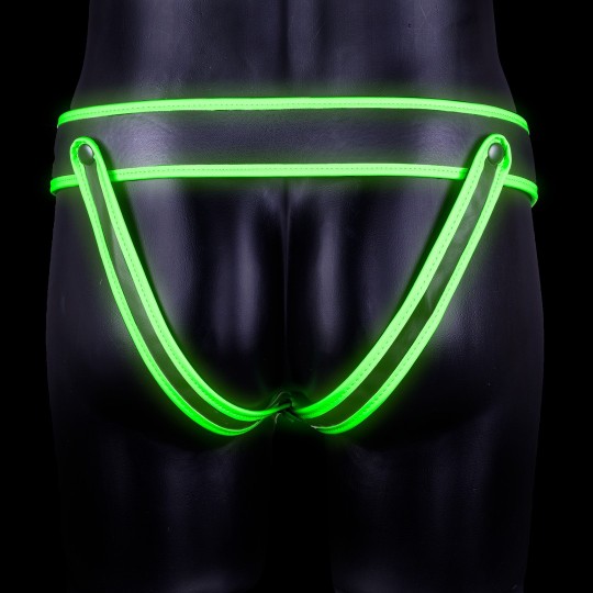 STRIPED JOCKSTRAP - GLOW IN THE DARK