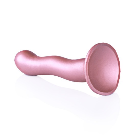 ULTRA SOFT SILICONE CURVY G-SPOT DILDO - 7&#039; / 17 CM