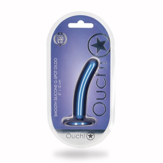 SMOOTH SILICONE G-SPOT DILDO - 5&#039; / 12 CM