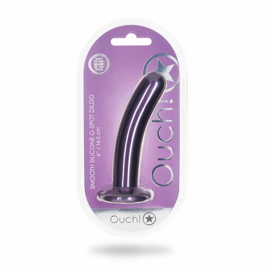 SMOOTH SILICONE G-SPOT DILDO - 6\&#039;\&#039; / 14,5 CM