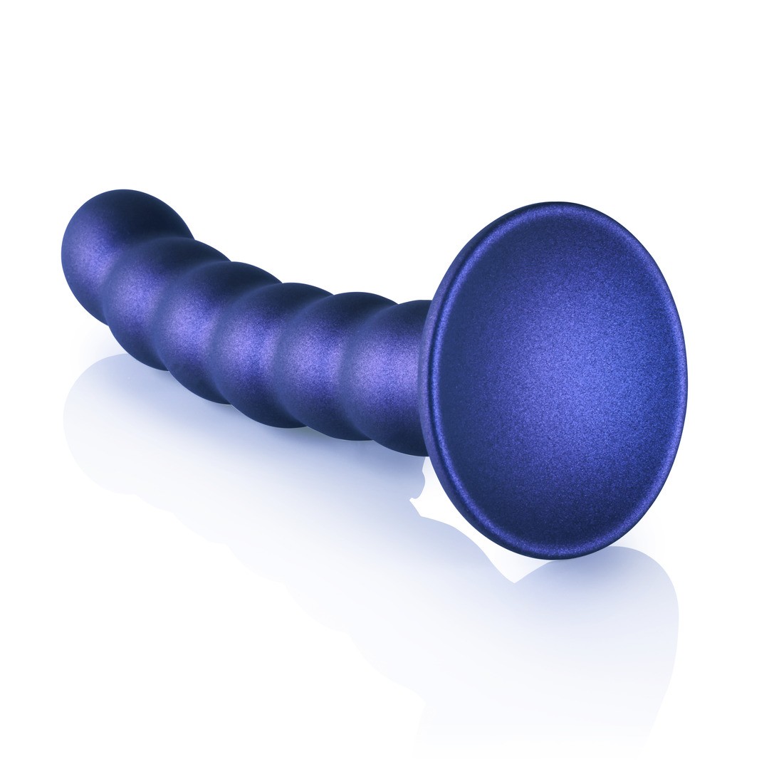 BEADED SILICONE G-SPOT DILDO - 5&#039; / 13 CM