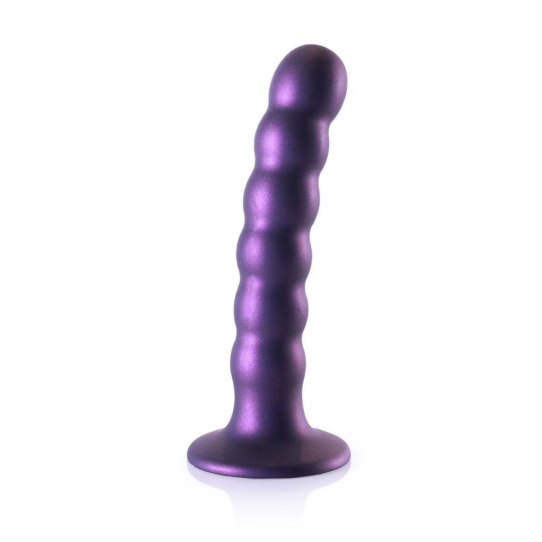 BEADED SILICONE G-SPOT DILDO - 5&#039; / 13 CM