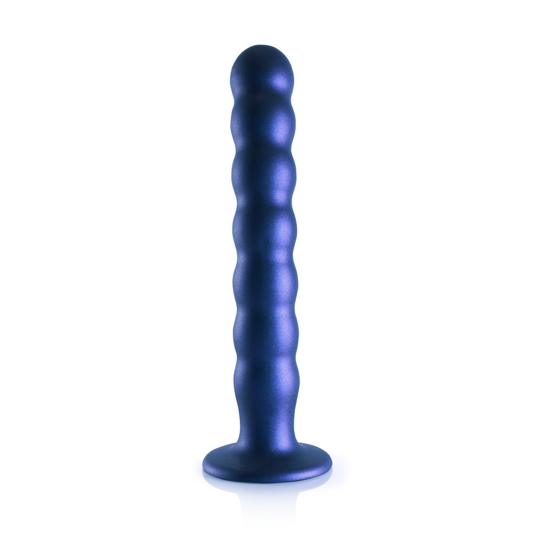 BEADED SILICONE G-SPOT DILDO - 8&#039; / 20,5 CM