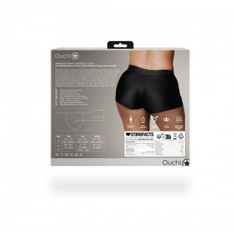 VIBRATING STRAP-ON BOXER - XL/XXL - BLACK